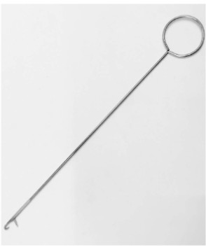 loop turner- to turn narrow fabric tubes for making straps, belt hooks, etc.
